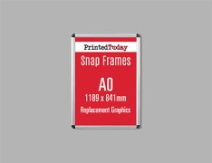 A0 Aluminium Snap Poster Frame Replacement Graphics