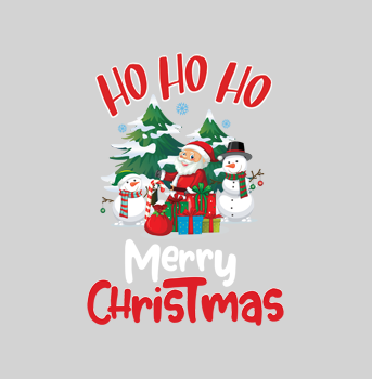 ho ho merry christmas classic hoodie hover image
