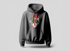 Merry Christmas Modern Hoodies