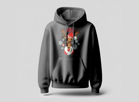Merry Christmas Modern Hoodies