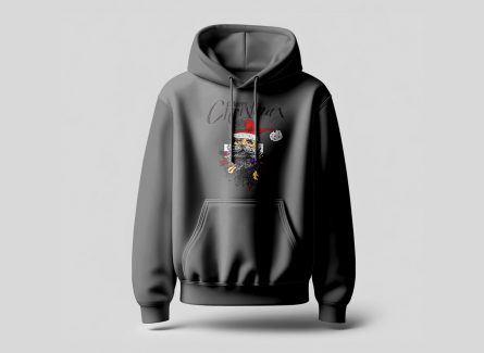 Merry Christmas modern hoodie