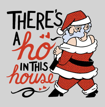 There’s a Ho in this house Santa  Hoodie hover image