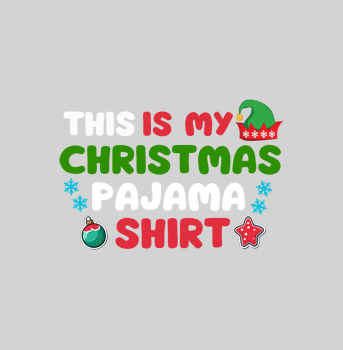 This is my Christmas Pajama hoodie hover image