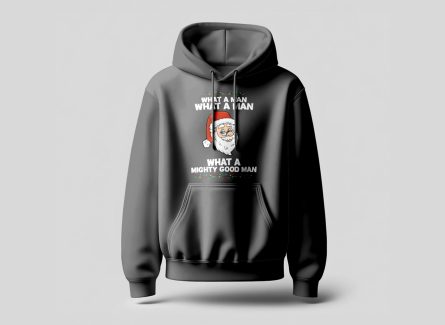 What a man christmas hoodies