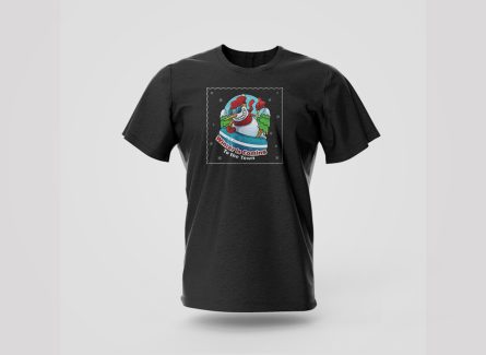 winter is coming in the town t-shirt