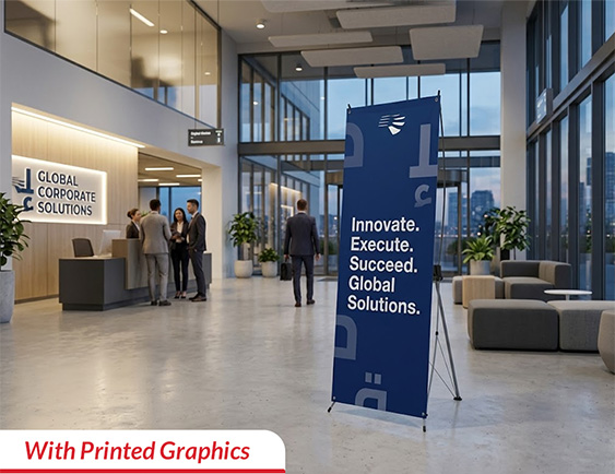 X/Pop up Banner Stand