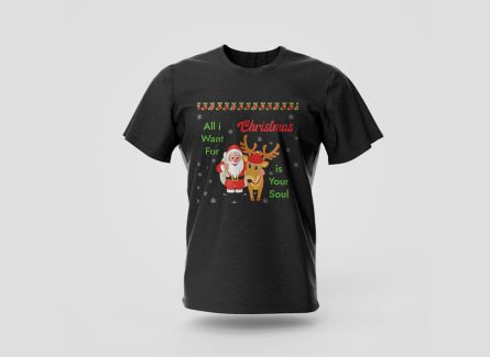all i want for christmas classic t-shirt