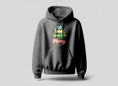 eat drink and be merry christmas hoodie