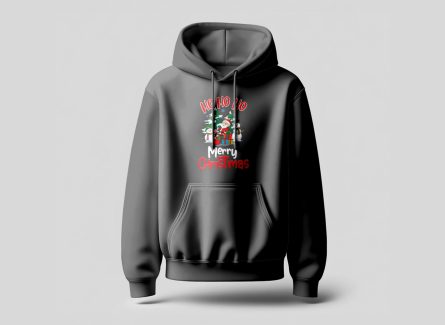 ho ho merry christmas classic hoodie