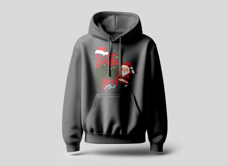 santa is too late hoodie