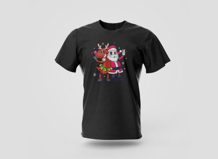Santa & Reindeer T-Shirt