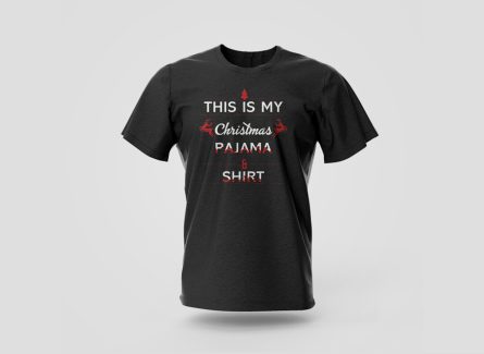 this is my christmas pajama modern t-shirt