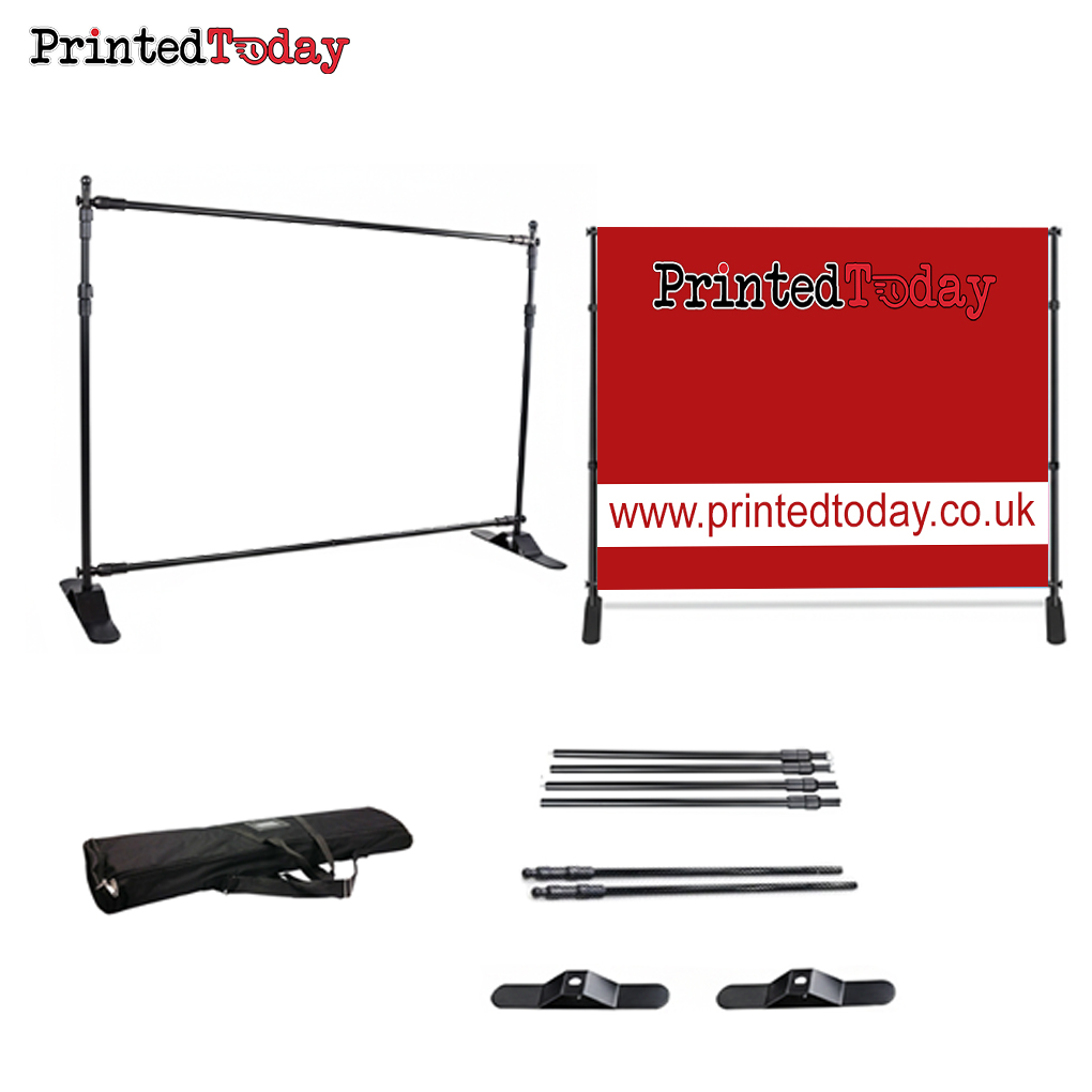 Backdrop Stand 10 ft x 8 ft with Printed Graphics