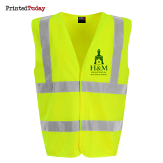 Personalised Hi Vis Waistcoat Jacket