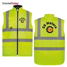 Personalised Hi-Vis Padded Body Warmer