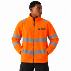 Custom Hi Vis Fleece Top