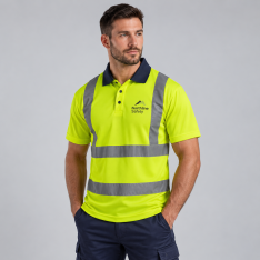 Custom Printed Hi-Vis Polo