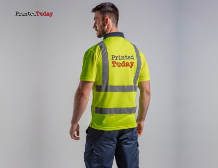 Custom Printed Hi-Vis Polo
