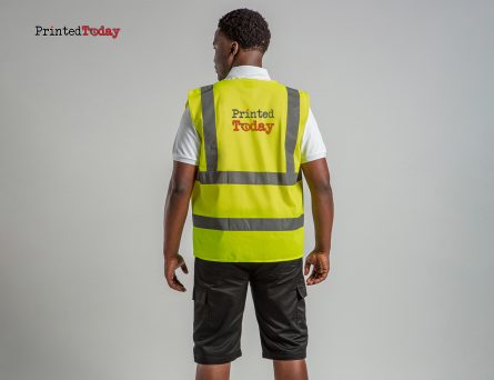 Personalised Hi Vis Waistcoat Jacket