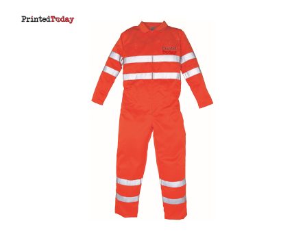 Custom Printed Hi Vis Work Coverall