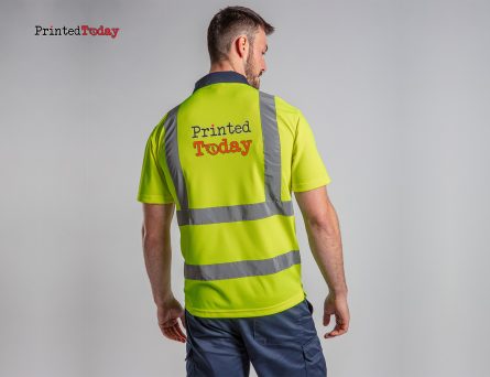 Custom Printed Hi-Vis Polo