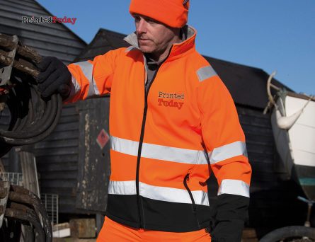 Hi Vis Safety Softshell Jacket