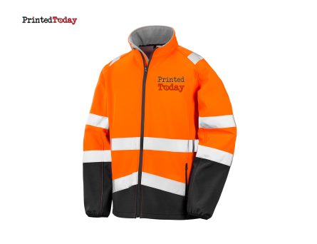 Hi Vis Safety Softshell Jacket