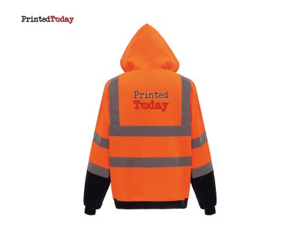 Hi Vis Hooded Sweatshirt