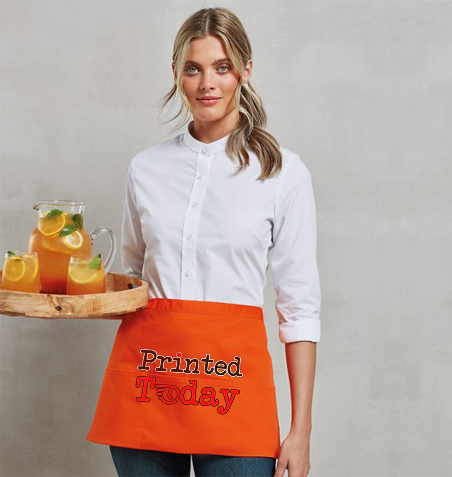 Custom Printed 3 Pocket Apron