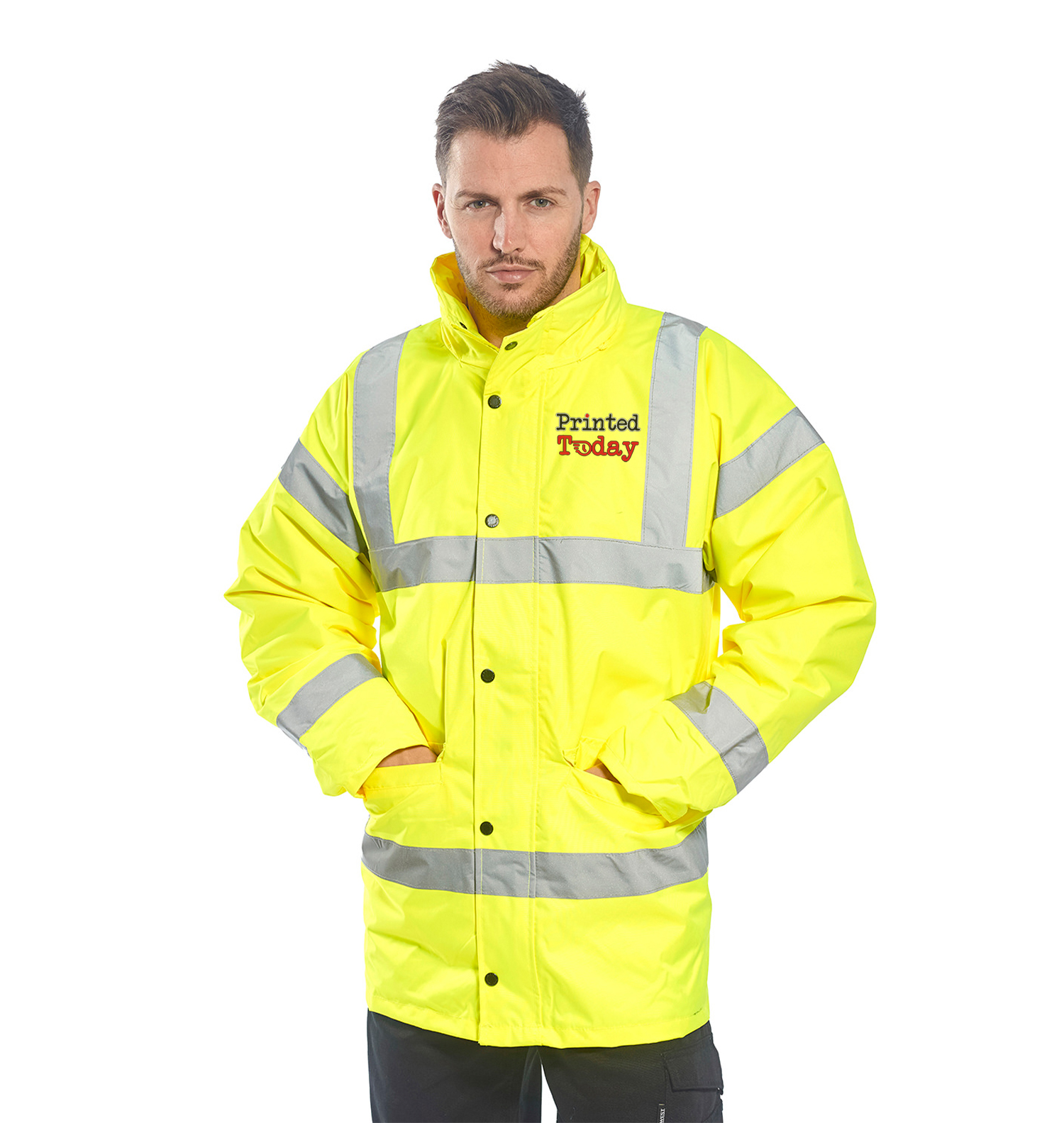 Customisable Hi Vis Traffic Jacket