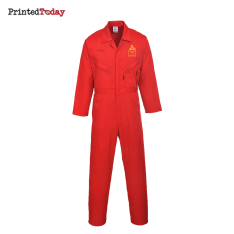 Custom Zip Work Coverall Printing