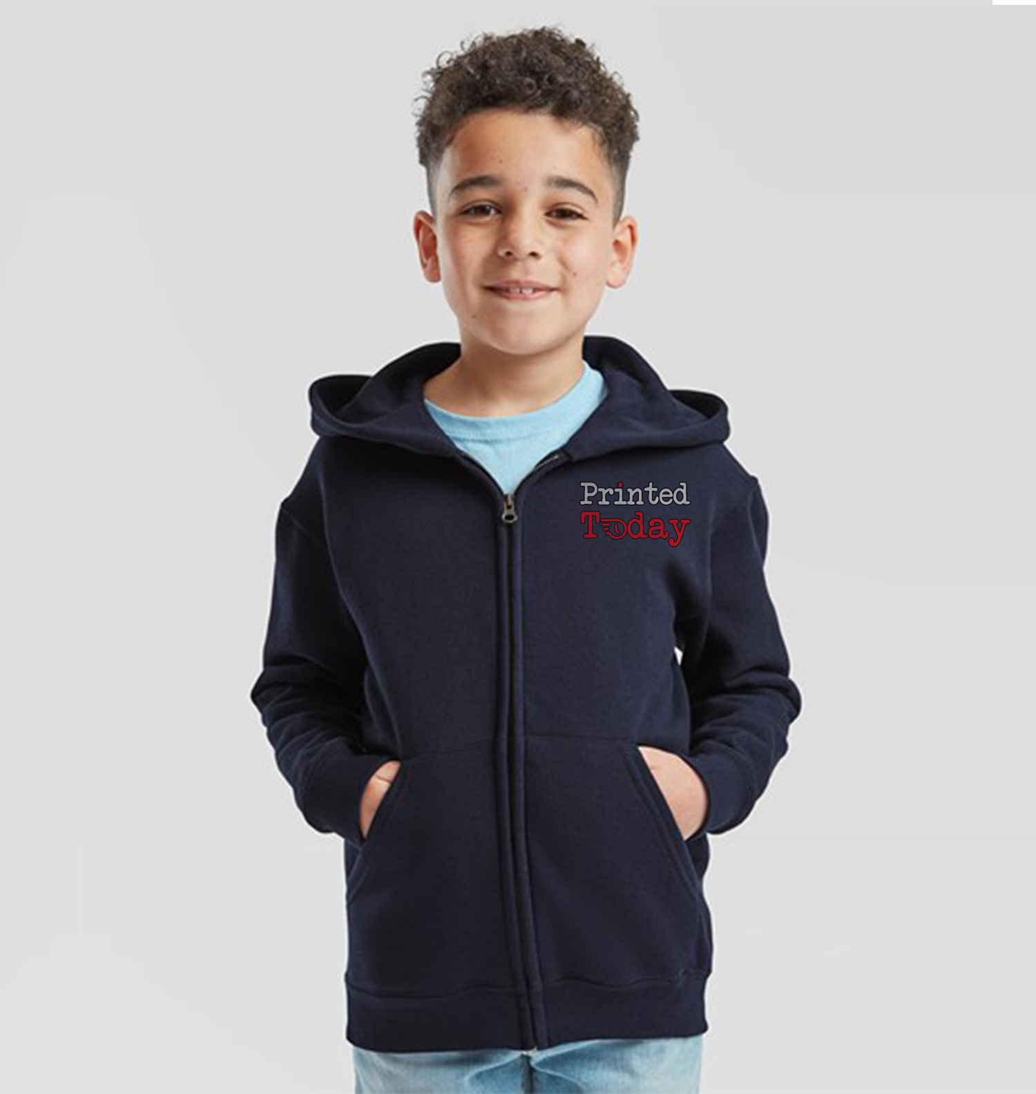 Personalised Kid’s Zipper Hoodies Printing