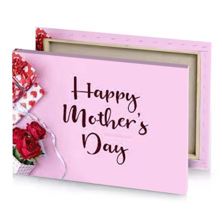 Rose and Gift Mother's Day Canvas