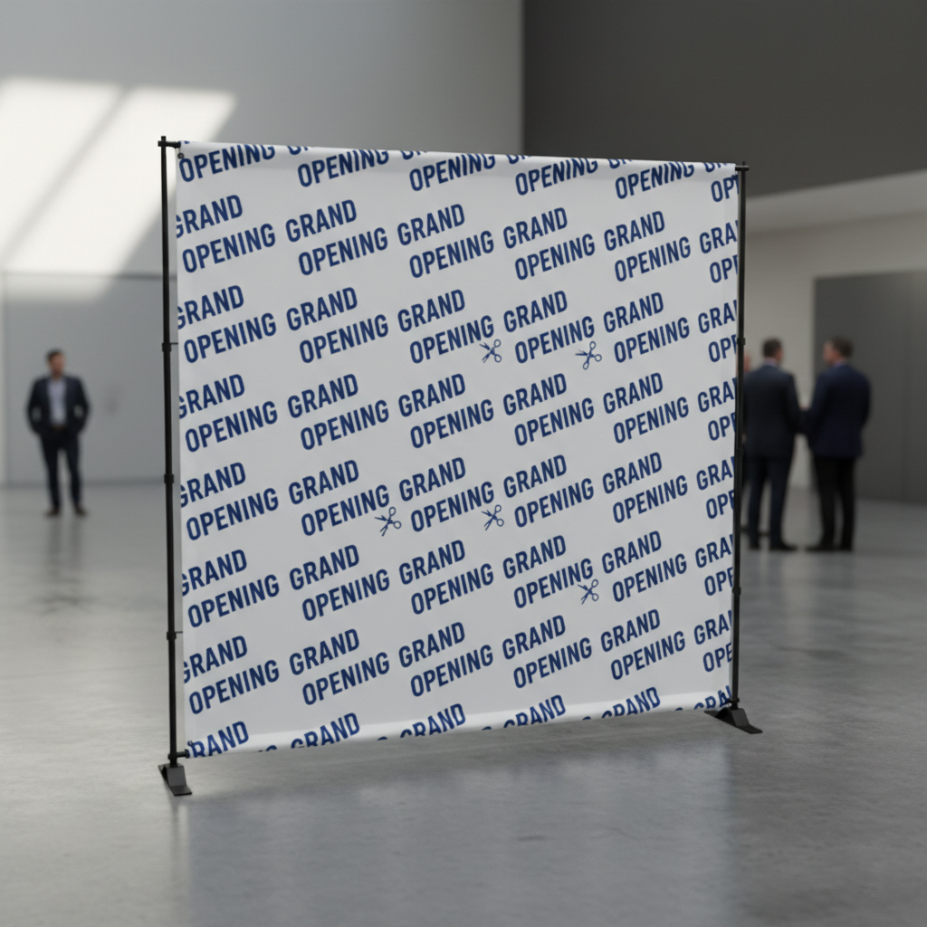 step & repeat backdrop Banners