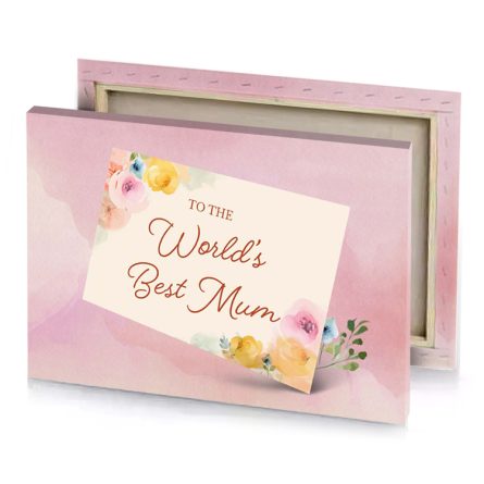 World's Best Mum Canvas