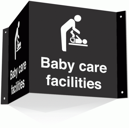 Baby Care Facilities Projecting Signs