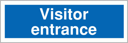 Car Park Navigation Signs - Visitor Entrance