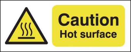 Caution Hot Surface Signs