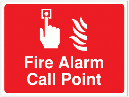Construction Signs - Fire Alarm Call Point
