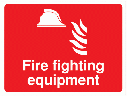 Construction Signs - Fire Fighting Equipment