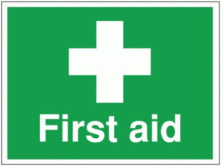 Construction Signs - First Aid