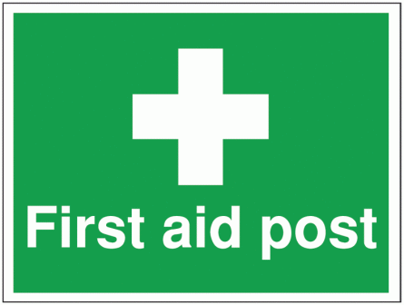 Construction Signs - First Aid Post
