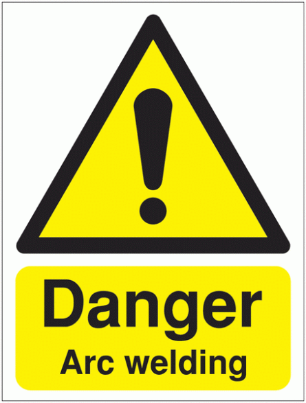 Danger Arc Welding Sign