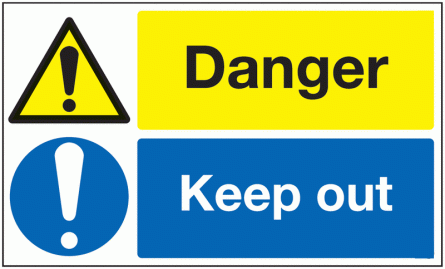 Danger Keep Out Signs