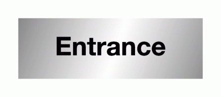 Entrance Aluminium Door Signs