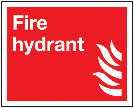 Fire Hydrant Equipment Sign