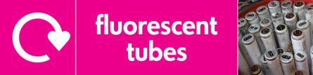 Fluorescent Tubes WRAP Electrical Recycling Pictorial Signs