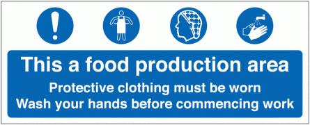 Food Production Area Multi-Message Sign