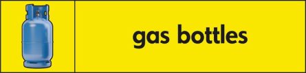 Gas Bottles - WRAP Photographic Recycling Signs