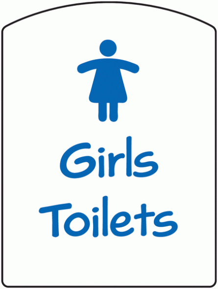 Girls Toilets Sign